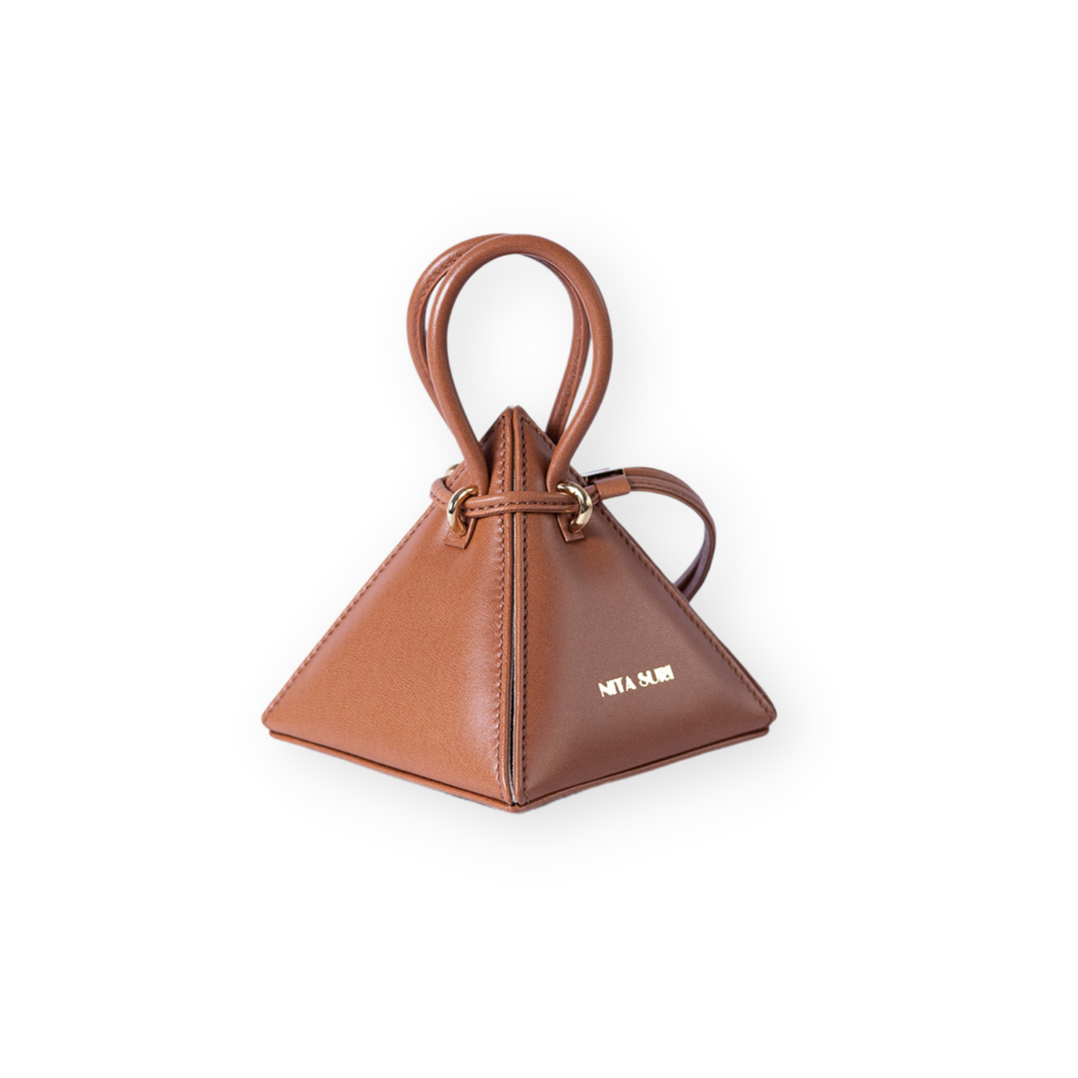 LIA Iconic Cuero Tan Leather Mini Bag