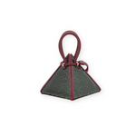 Buy now the Exotic LIA Mini bag inspired by the geometric shapes of our designer's birth city Barcelona, and its world known artist, Antonio Gaudí, architect of the world wonder La Sagrada Familia. The Iconic Lia Green & Burgundy Mini bag has a unique and functional pyramidal design able to fit all your essentials. 